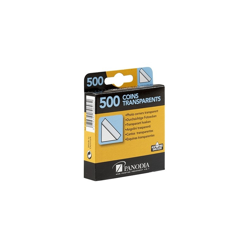 500 COINS ADHESIFS TRANSPARENTS PANODIA