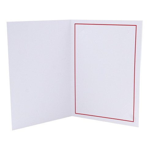 Cartonnage photo professionnel – Liseré Rouge | Collection CashPhoto