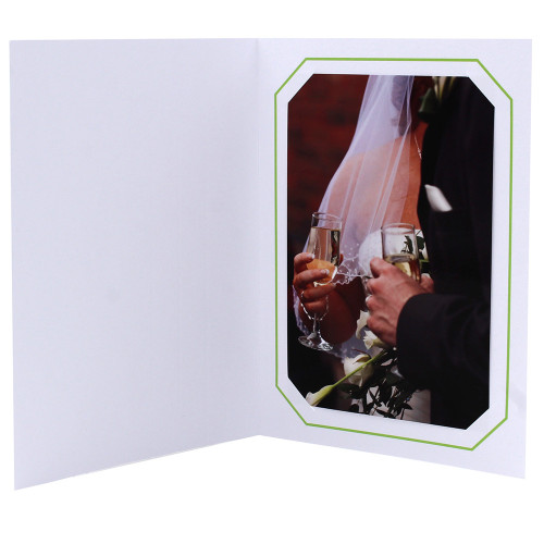Cartonnage photo blanc - Octo Vert clair
