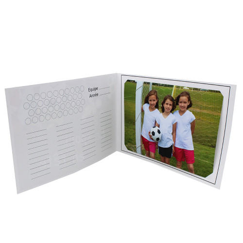 Cartonnage photo scolaire - Groupe 20x30-18x25 - Sport - Mon équipe