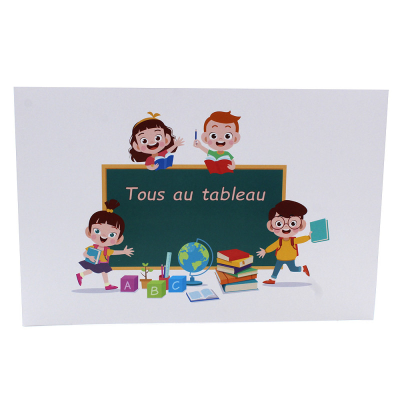 Cartonnage photo scolaire - Groupe 20x30-18x25 - Tous au tableau