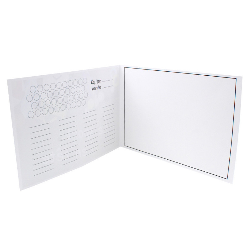 Cartonnage photo scolaire - Groupe 20x30-18x25 - Basket N1-vide