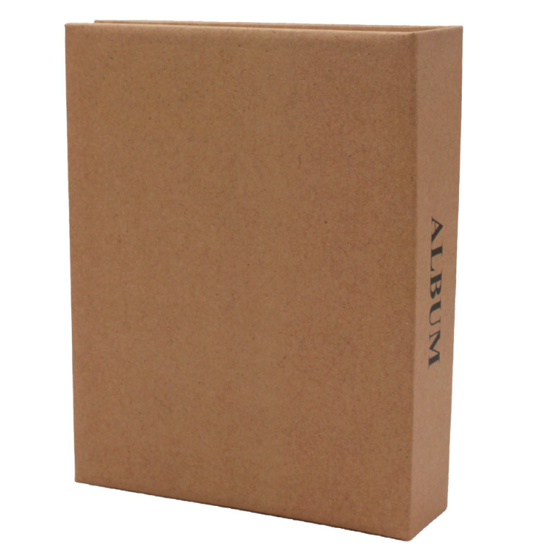 Album Kraft Feuille 200 pochettes 10X15 dos