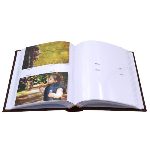 Album photo Marbre marron 300 pochettes 10x15 avec photos