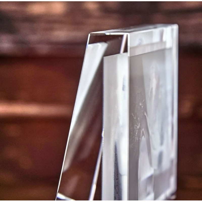 Prisme 2D XXL en verre Viamant personnalisable détail