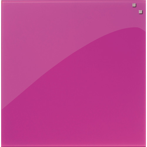 pele-mele-magnetique-naga-45x45-en-verre-fushia