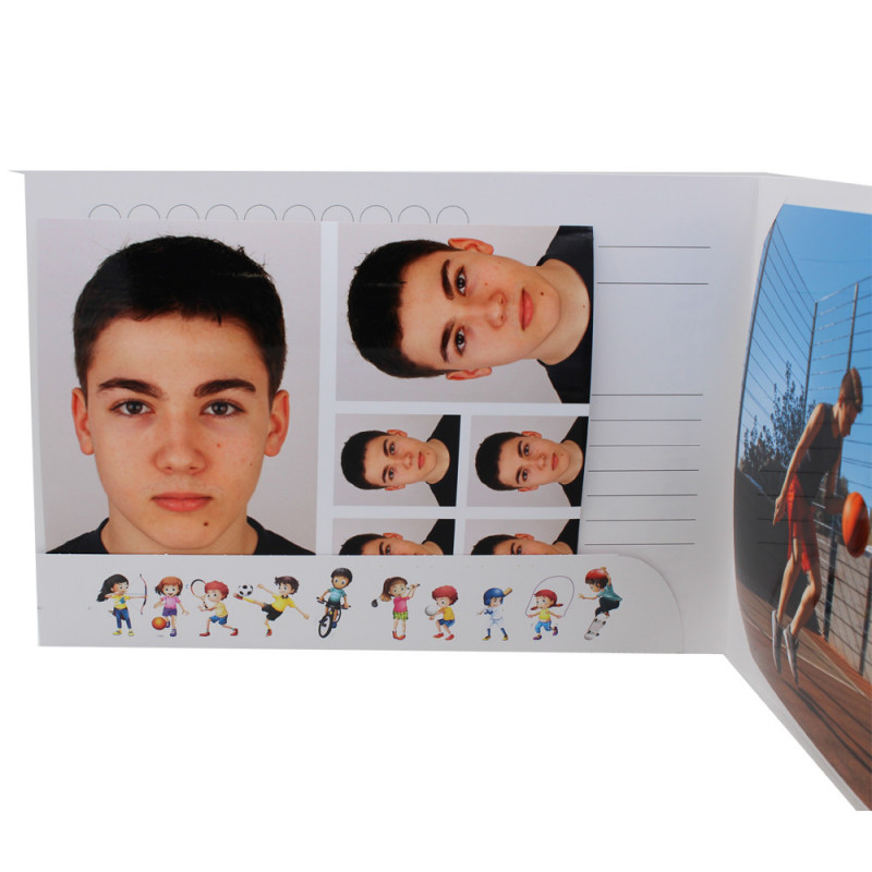 Cartonnage scolaire - Groupe 20x30-20x25-18x27-18x25-18x24 avec RABAT - Mon Sport préféré