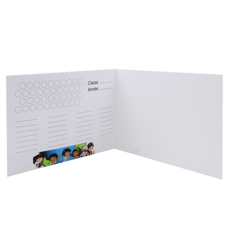 Cartonnage scolaire - Groupe 20x30-20x25-18x27-18x25-18x24 avec RABAT - Globe Trotter