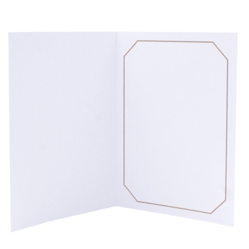 Lot de 20 cartonnages photo blanc 15x20 - Octo Taupe