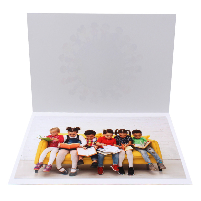 Cartonnage photo personnalisable- Groupe A4 - Face extérieure