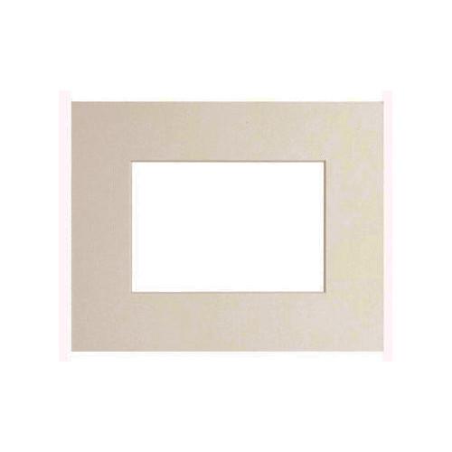 Passe-partout crème biseauté 10x15 - 15x20 cm