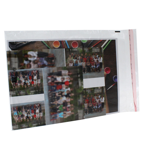 100 Pochettes transparentes en plastique format 25x35 cm