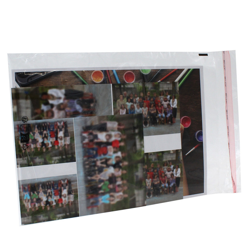 100 Pochettes transparentes en plastique format 25x35 cm