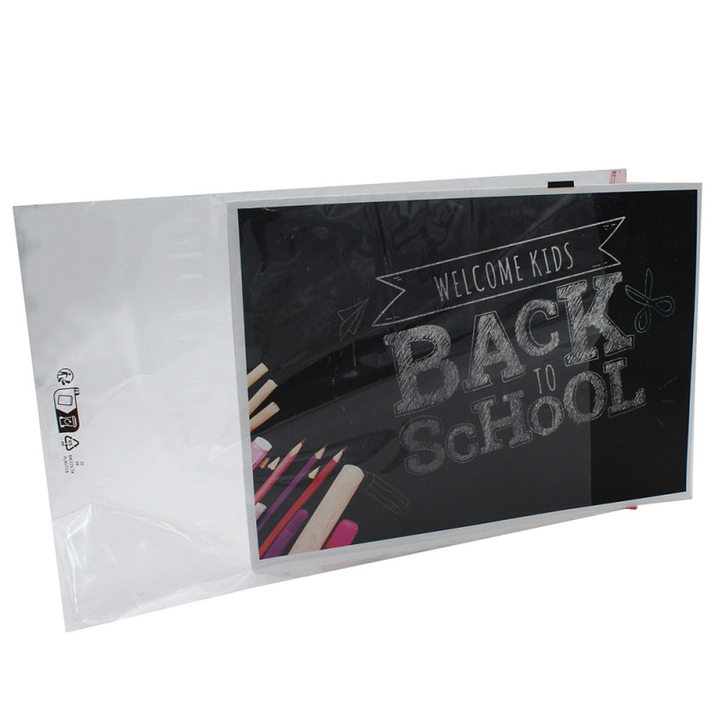 100 Pochettes transparentes en plastique format 25x35 cm