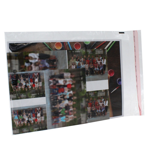 300 Pochettes transparentes en plastique format 25x35 cm