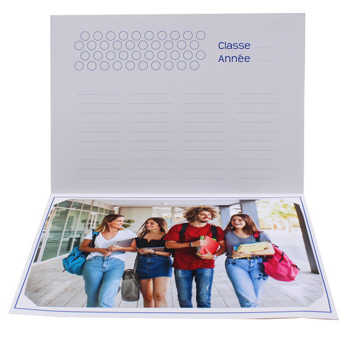 Cartonnage photo scolaire - Groupe 18x24 - Etudes