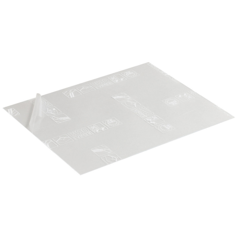 Plaque en verre 50x70 cm organique