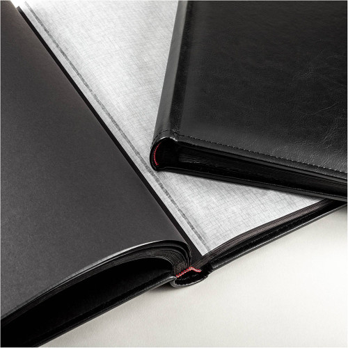 Album photo Walther Deluxe noir 50 pages noires traditionnel