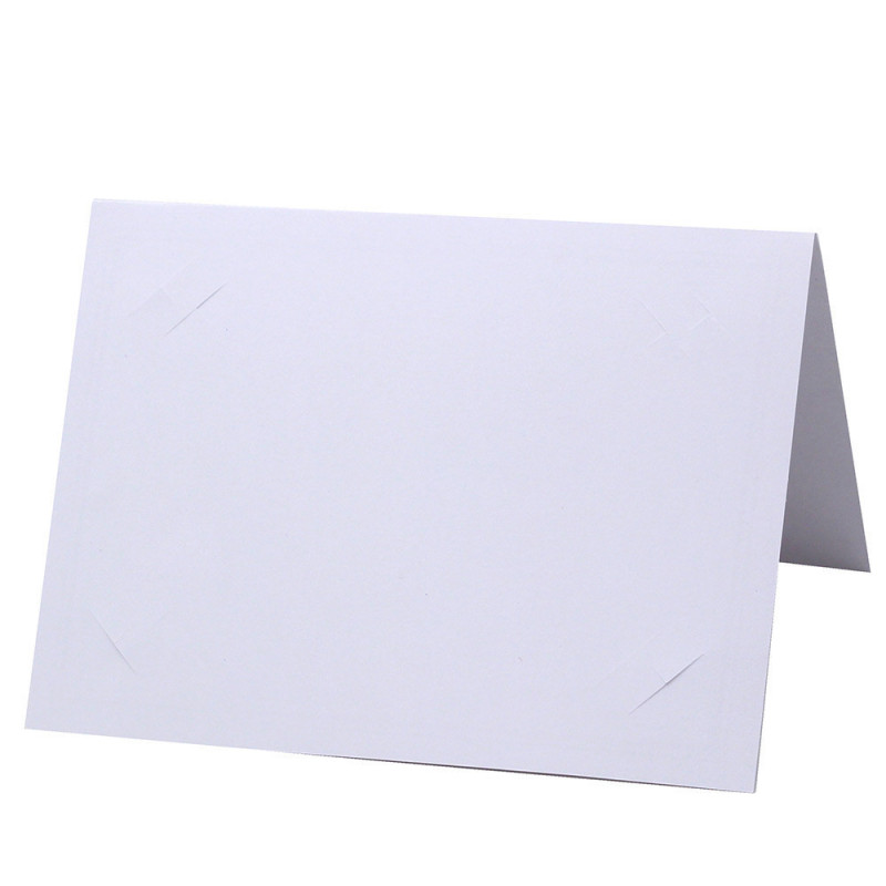 Lot de 116 cartonnages photo 20x30 blanc - Thionville violet